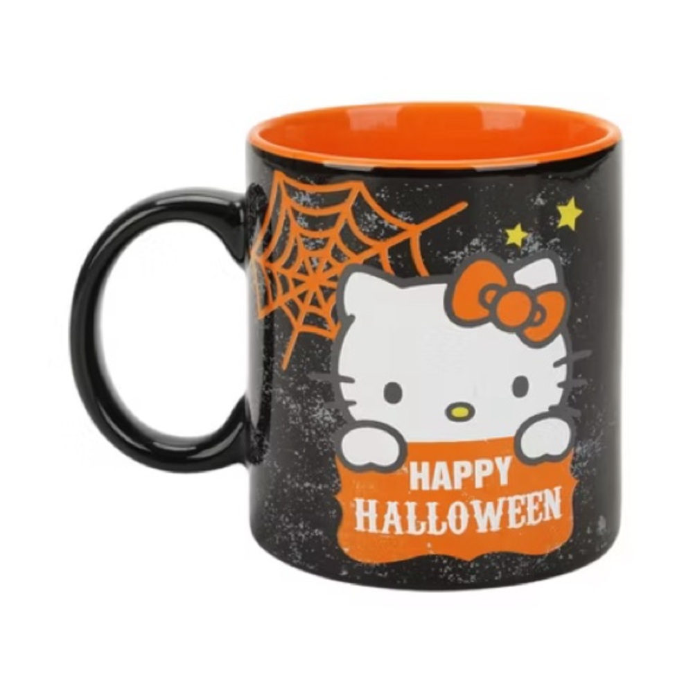 Halloween Spiderweb Hello Kitty 16 Oz. Ceramic Mug